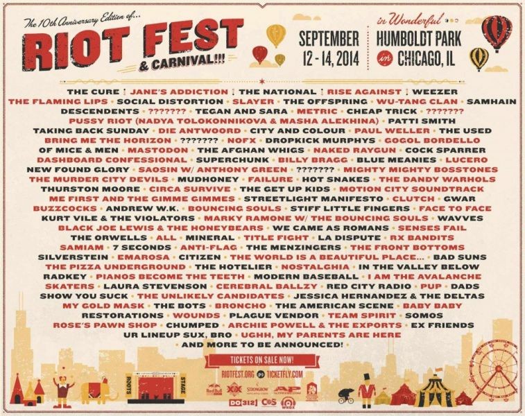 Riot Fest's Chicago lineup steals the show