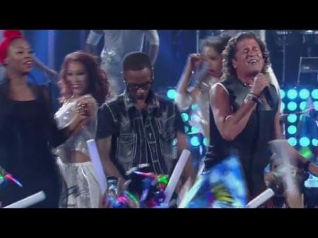 Carlos Vives and ChocQuibTown first performance together at Premios Juventud