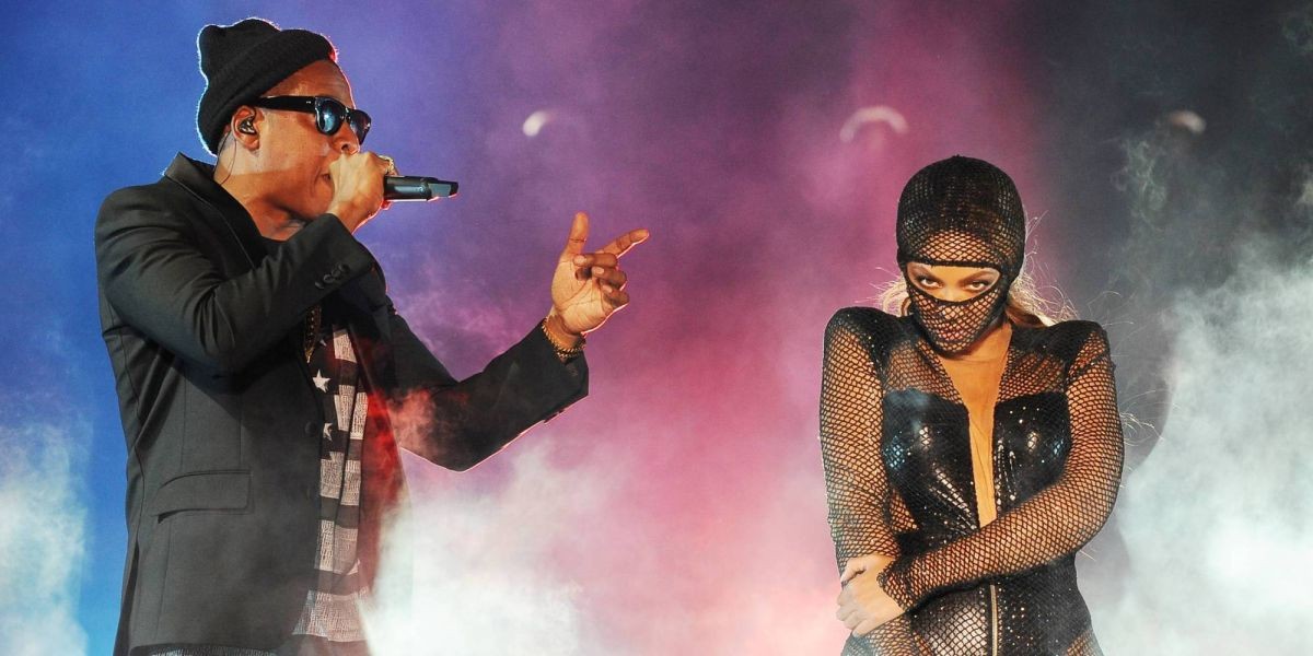 with mama tina, sister solange, nephew julez and jays niece