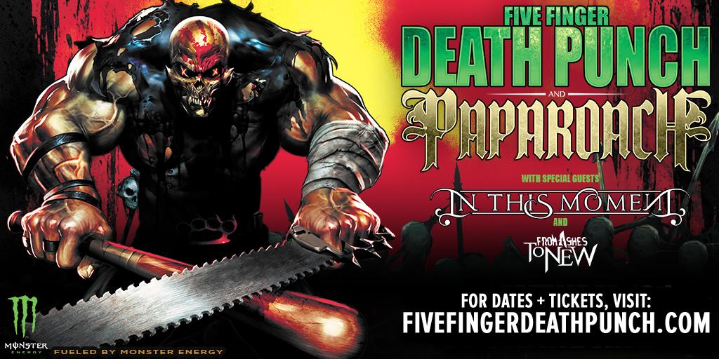 Five Finger Death Punch announce headline shows - Bombshellzine.com
