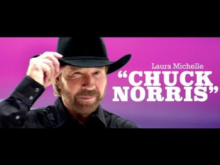 Watch: Chuck Norris gets Laura Michelle to unleash her inner rock star