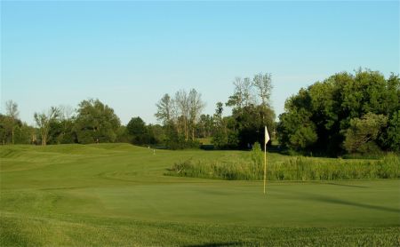 Hole No. 9 on the South Course at Anderson Links
