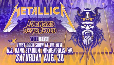 Metallica to live-stream sold-out Minneapolis concert
