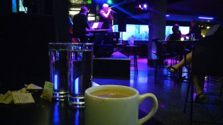 You’ll never know what strange alchemy is brewing at Triple Door’s Musicquarium Lounge. Last Sunday night featured both the Seahawks cheerle