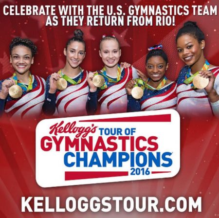 Here’s your chance to see the 2016 US women’s gymnastics team live