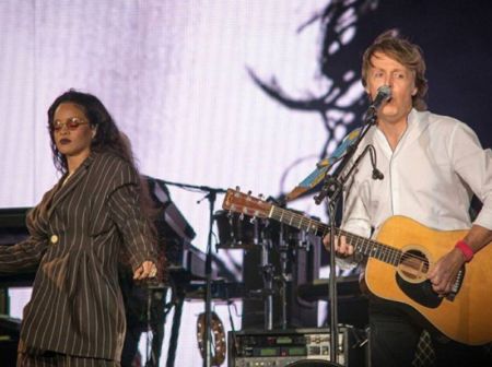 Watch: Rihanna graces Desert Trip stage with Paul McCartney for 'FourFiveSeconds'